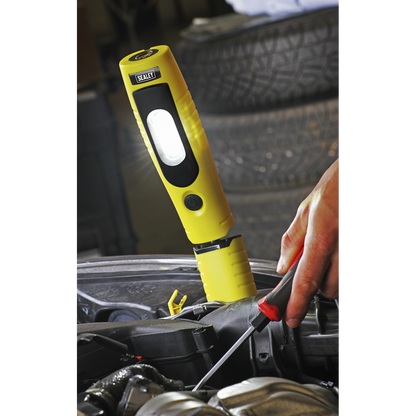 Sealey 360° 7 SMD & 3W SMD LED Rechargeable Inspection Light LED3602Y