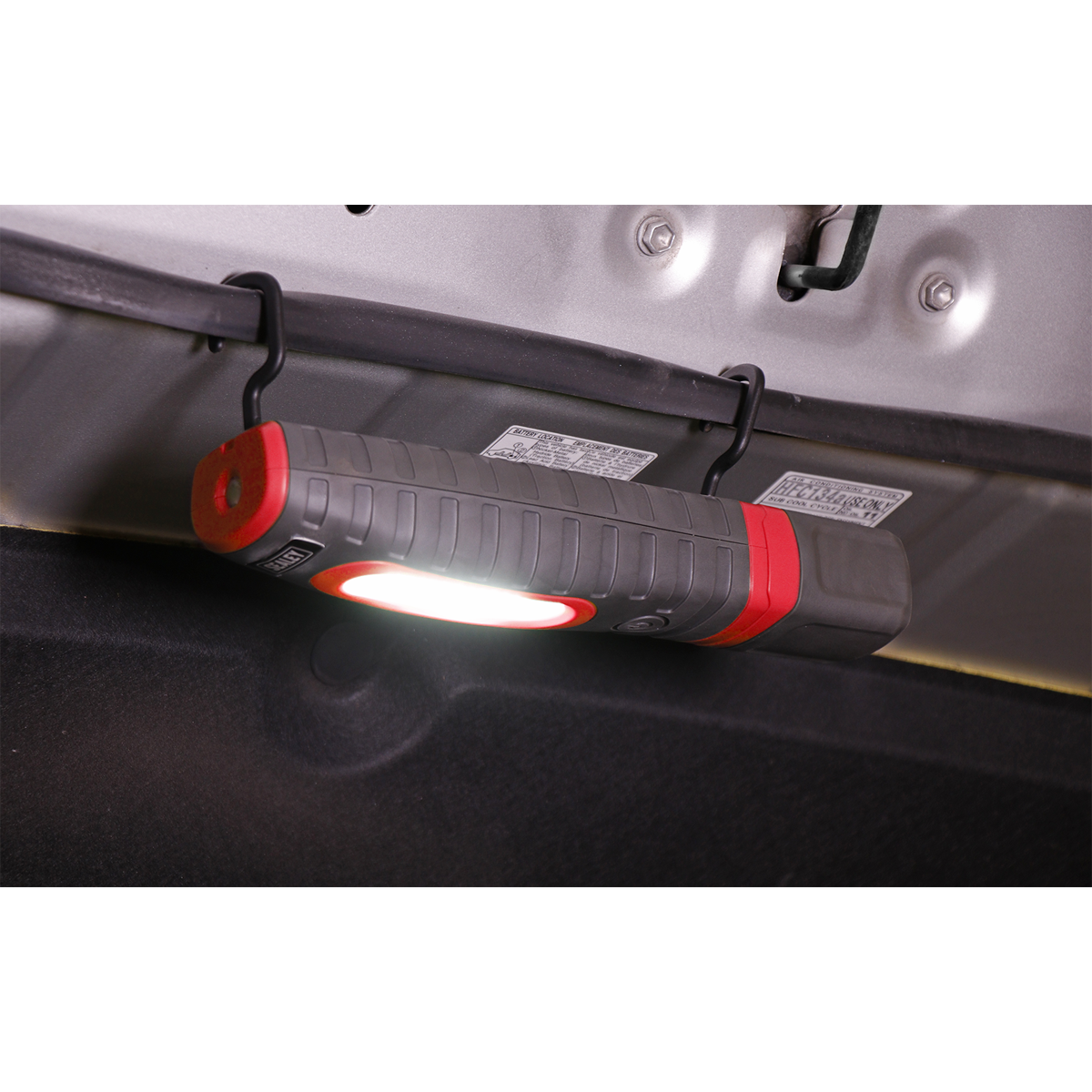 Sealey 360° 24 SMD & 3W SMD LED Rechargeable Inspection Light - Red LED3606R