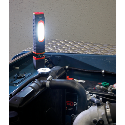 Sealey 360° 24 SMD & 3W SMD LED Rechargeable Inspection Light - Red LED3606R