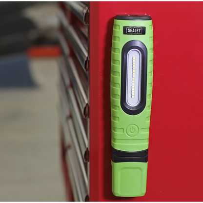 Sealey 360° 16 SMD & 3W SMD LED Rechargeable Inspection Light - Green LED360PLUSG