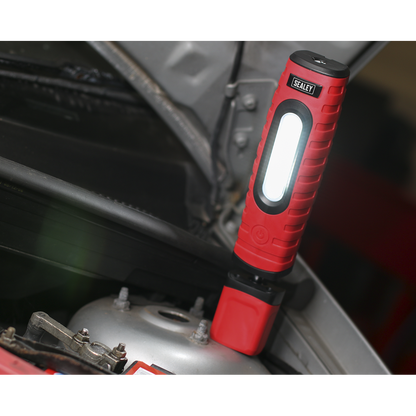 Sealey 360° 16 SMD & 3W SMD LED Rechargeable Inspection Light - Red LED360PLUSR