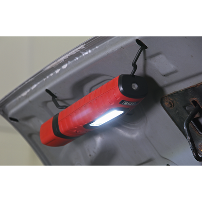 Sealey 360° 16 SMD & 3W SMD LED Rechargeable Inspection Light - Red LED360PLUSR