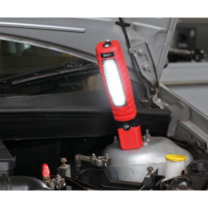 Sealey 360° 14 SMD LED & 3W SMD LED Red Lithium-ion Rechargeable Inspection Light LED360R