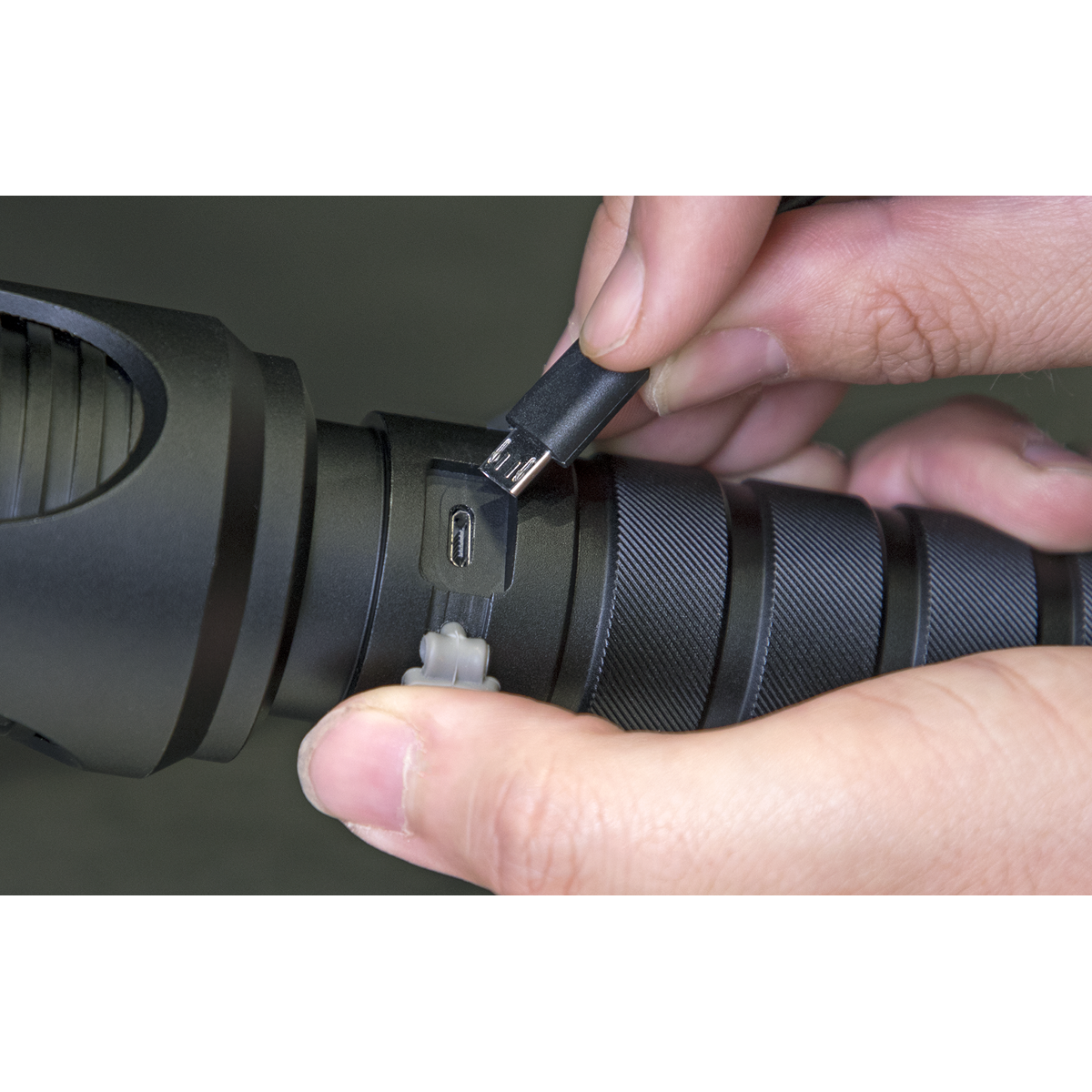 Sealey 60W COB LED Rechargeable Aluminium Torch with Adjustable Focus LED4494