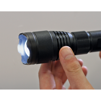 Sealey 10W CREE* XPL LED Rechargeable Aluminium Torch - Adjustable Focus LED449