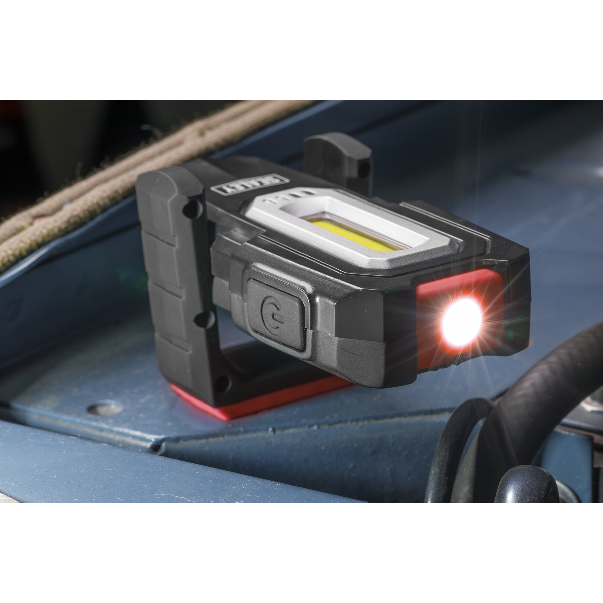 Sealey 3W COB & 1W SMD LED Inspection Light - Wireless Rechargeable LEDWC03