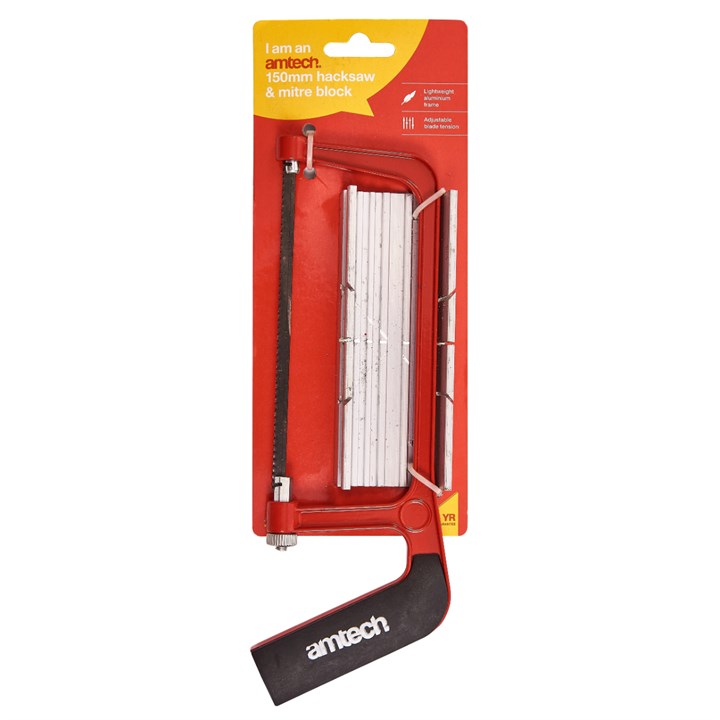 Amtech 150mm (6") Hacksaw and mitre block M0950