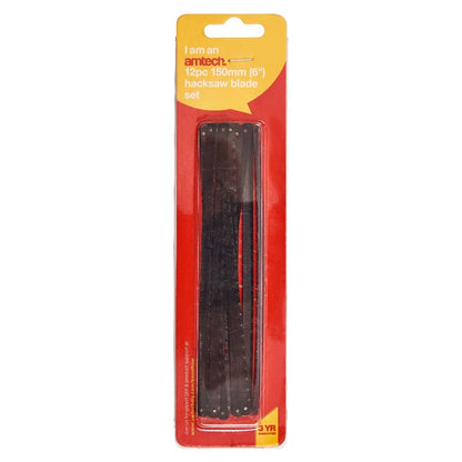 Amtech 150mm (6") Hacksaw blades (12 pack) M1300