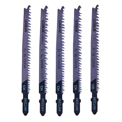 Amtech 5 Piece wood jigsaw blade set (AMT234 X) M1602