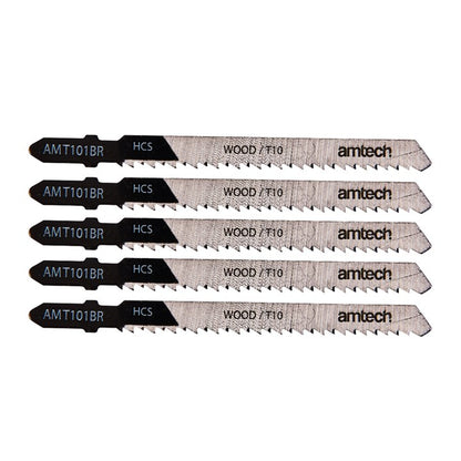 Amtech 5 Piece reverse cut wood jigsaw blade set (AMT101BR) M1603