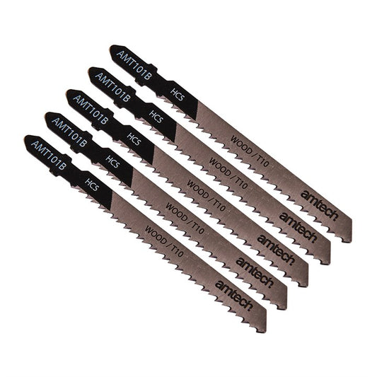 Amtech 5 Piece wood jigsaw blade set (AMT101B) M1604