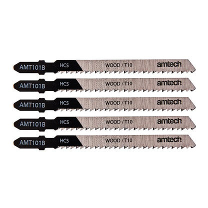Amtech 5 Piece wood jigsaw blade set (AMT101B) M1604