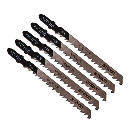Amtech 5 Piece wood jigsaw blade set (AMT101D) M1606