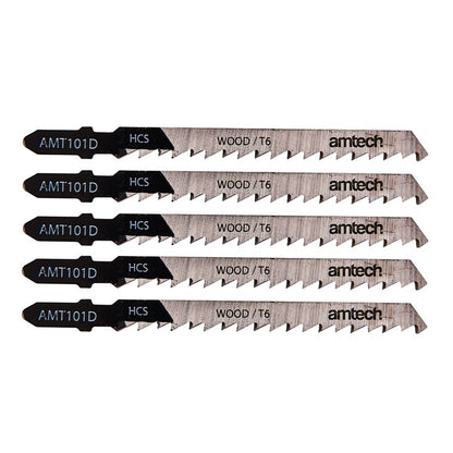Amtech 5 Piece wood jigsaw blade set (AMT101D) M1606