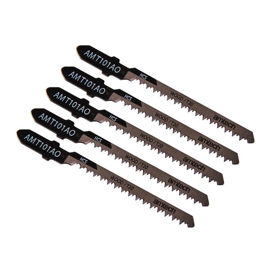 Amtech 5 Piece wood jigsaw blade set (AMT101AO) M1607