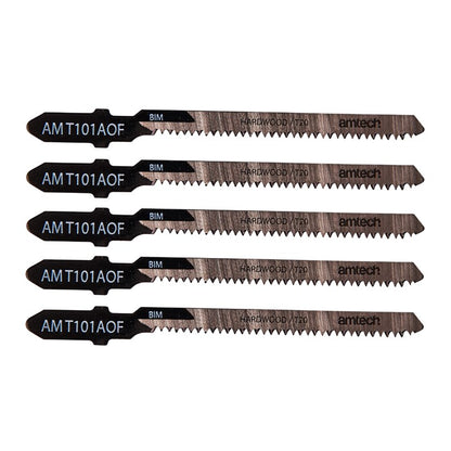 Amtech 5pc Wood Jigsaw Blade Set (AMT101AOF) M1609