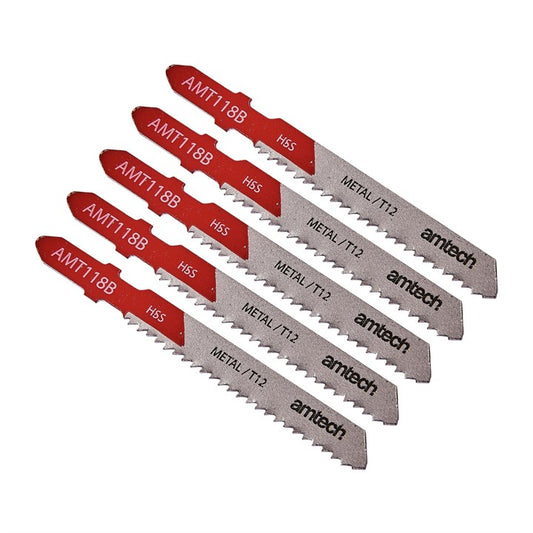 Amtech 5 Piece metal jigsaw blade set (AMT118B) M1611