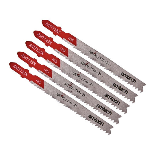 Amtech 5pc Metal Jigsaw Blade Set (AMT123X) M1617