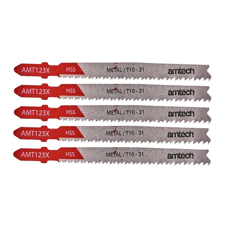 Amtech 5pc Metal Jigsaw Blade Set (AMT123X) M1617