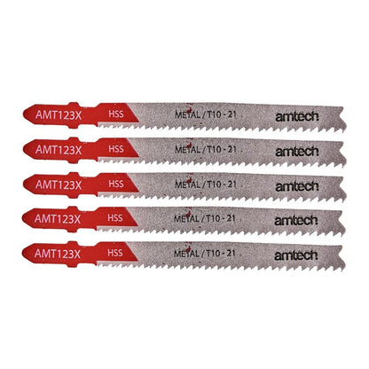 Amtech 5pc Metal Jigsaw Blade Set (AMT123X) M1617