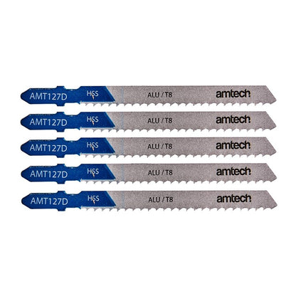 Amtech 5 Piece aluminium jigsaw blade set (AMT127D) M1618