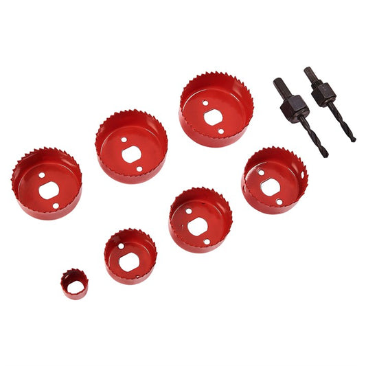 Amtech 9 Piece heavy duty circular hole saw set M1625