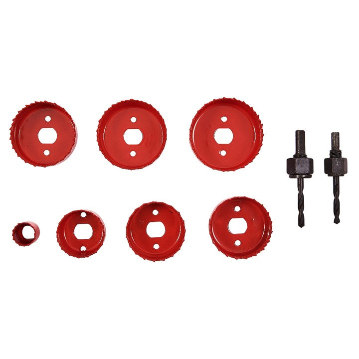 Amtech 9 Piece heavy duty circular hole saw set M1625