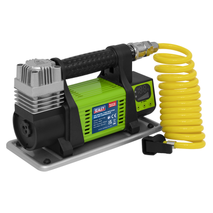 Sealey 12V Digital Tyre Inflator/Mini Air Compressor MAC04D