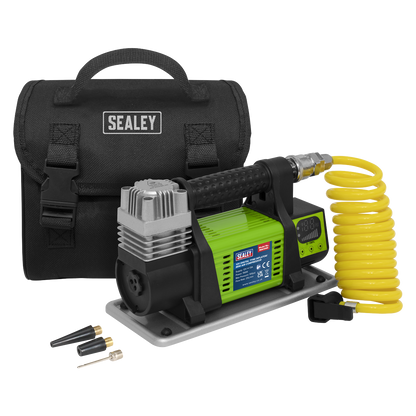 Sealey 12V Digital Tyre Inflator/Mini Air Compressor MAC04D