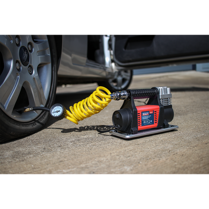 Sealey 12V Heavy-Duty Tyre Inflator/Mini Air Compressor MAC04