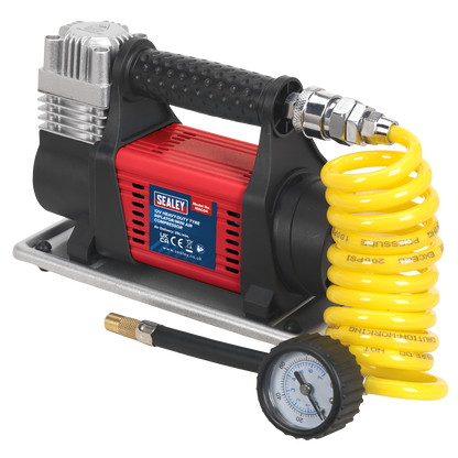 Sealey 12V Heavy-Duty Tyre Inflator/Mini Air Compressor MAC04