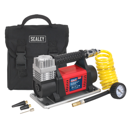 Sealey 12V Heavy-Duty Tyre Inflator/Mini Air Compressor MAC04