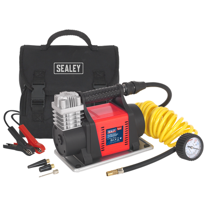 Sealey 12V Heavy-Duty Tyre Inflator/Mini Air Compressor MAC05