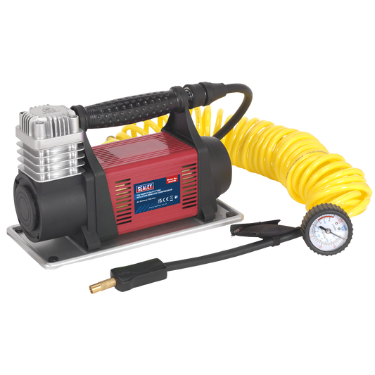 Sealey 12V Heavy-Duty Tyre Inflator/Mini Air Compressor MAC06