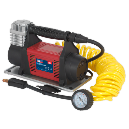 Sealey 12V Heavy-Duty Tyre Inflator/Mini Air Compressor MAC06