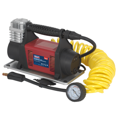 Sealey 12V Heavy-Duty Tyre Inflator/Mini Air Compressor MAC06