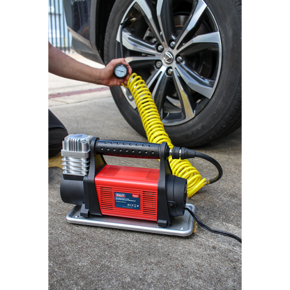 Sealey 12V Heavy-Duty Tyre Inflator/Mini Air Compressor MAC07