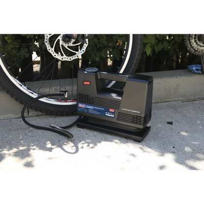 Sealey 12V Heavy-Duty Tyre Inflator/Air Compressor MAC2300