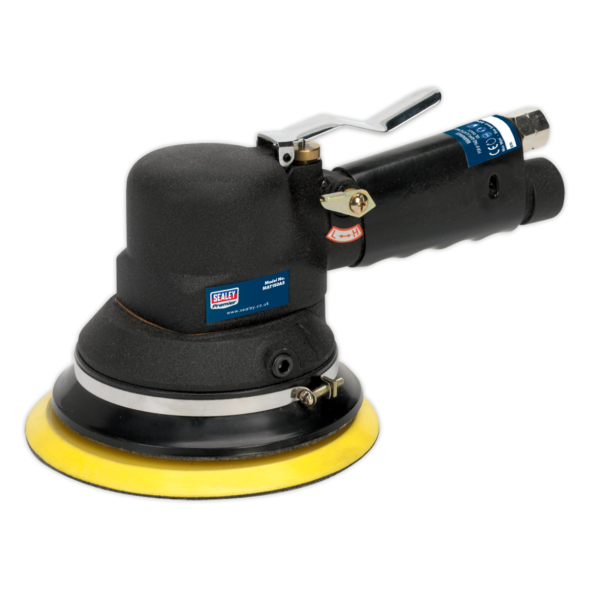 Sealey Ø150mm Dust-Free Air Random Orbital Sander MAT150AS