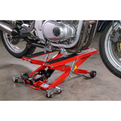 Sealey 500kg Scissor Motorcycle Lift with Frame Supports MC4500