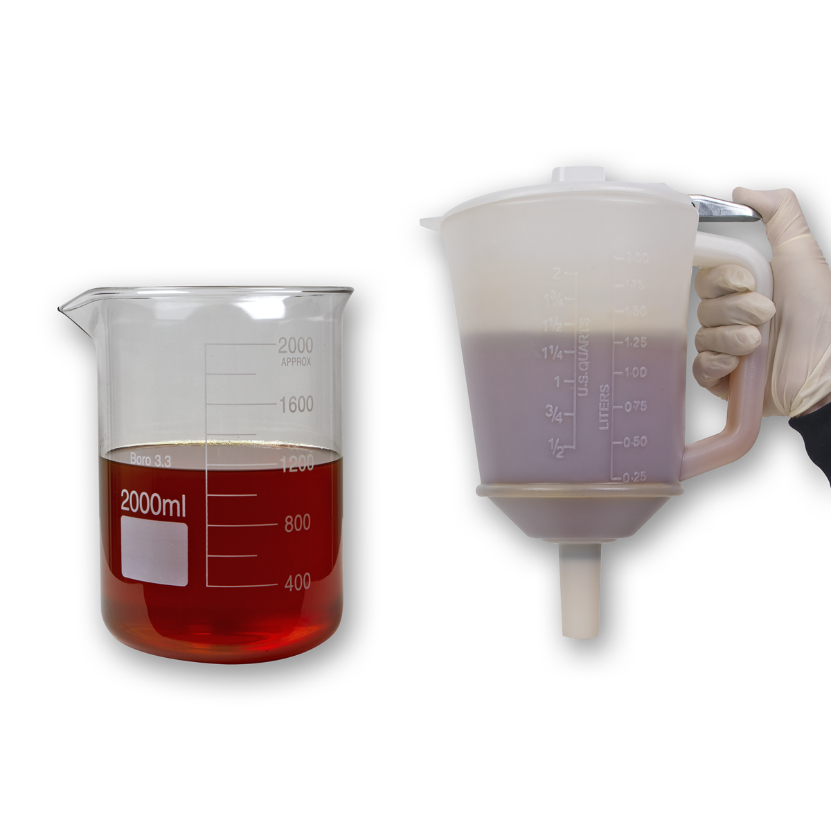 Sealey 2L Measuring Funnel with Lid and Base MF2/BC