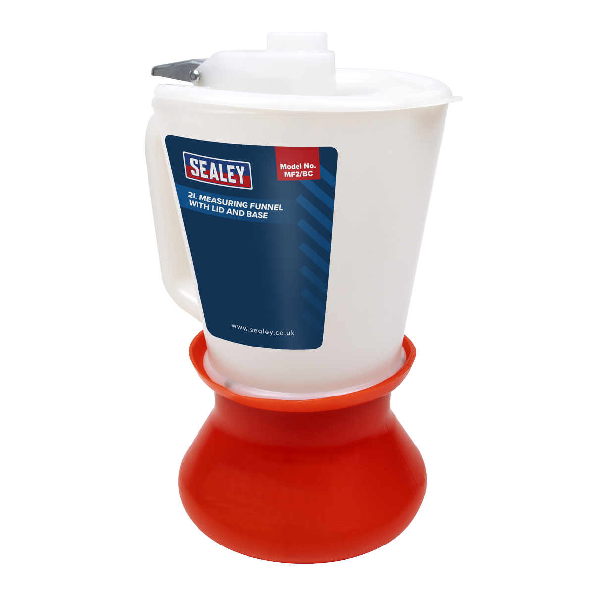 Sealey 2L Measuring Funnel with Lid and Base MF2/BC