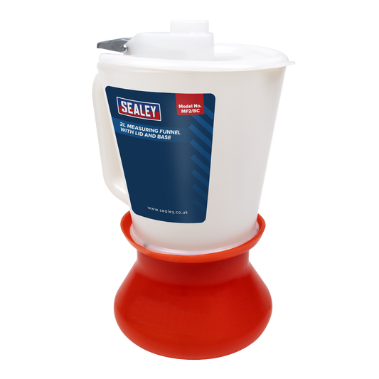 Sealey 2L Measuring Funnel with Lid and Base MF2/BC