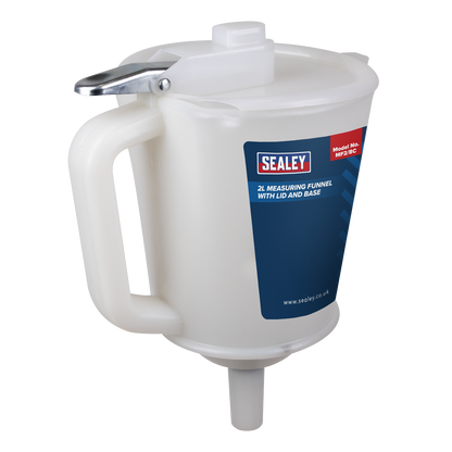 Sealey 2L Measuring Funnel with Lid and Base MF2/BC