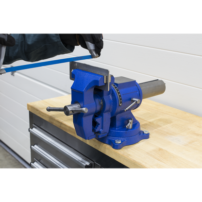 Sealey 150mm Cast Iron Multifunction Swivel Base Vice MFV150