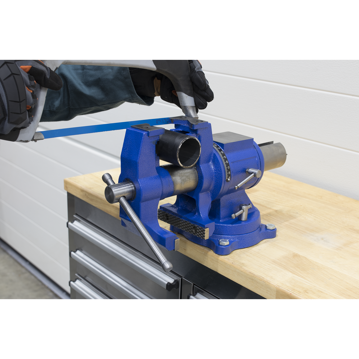 Sealey 150mm Cast Iron Multifunction Swivel Base Vice MFV150