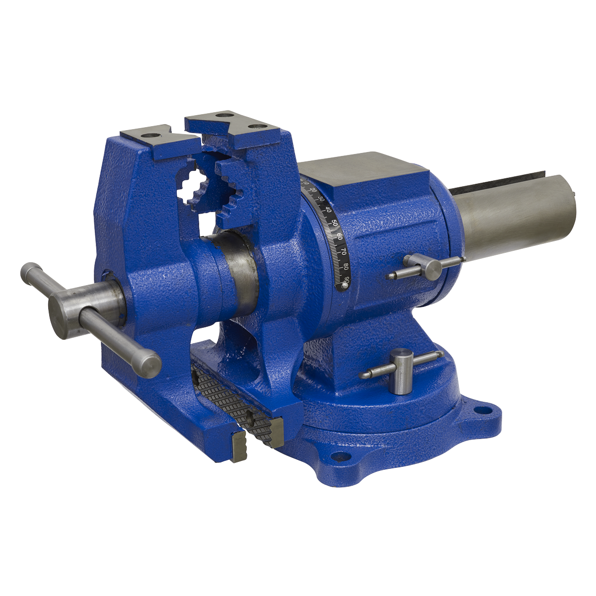Sealey 150mm Cast Iron Multifunction Swivel Base Vice MFV150