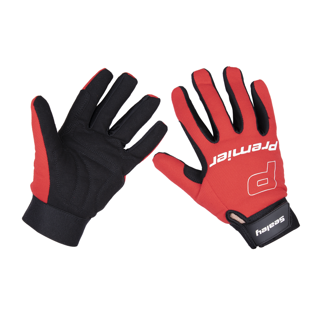 Sealey Mechanic's Gloves Padded Palm - Extra-Large Pair MG796XL