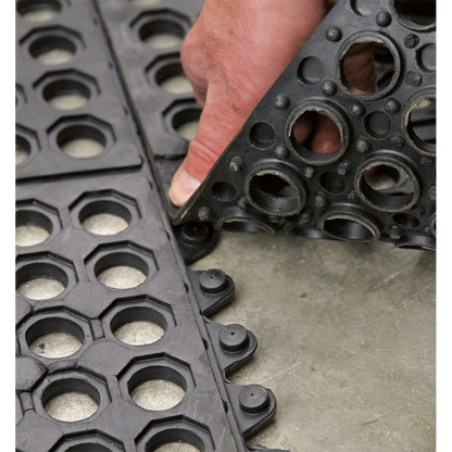 Sealey 920 x 920mm Interlocking Anti-Fatigue Matting MIC9292
