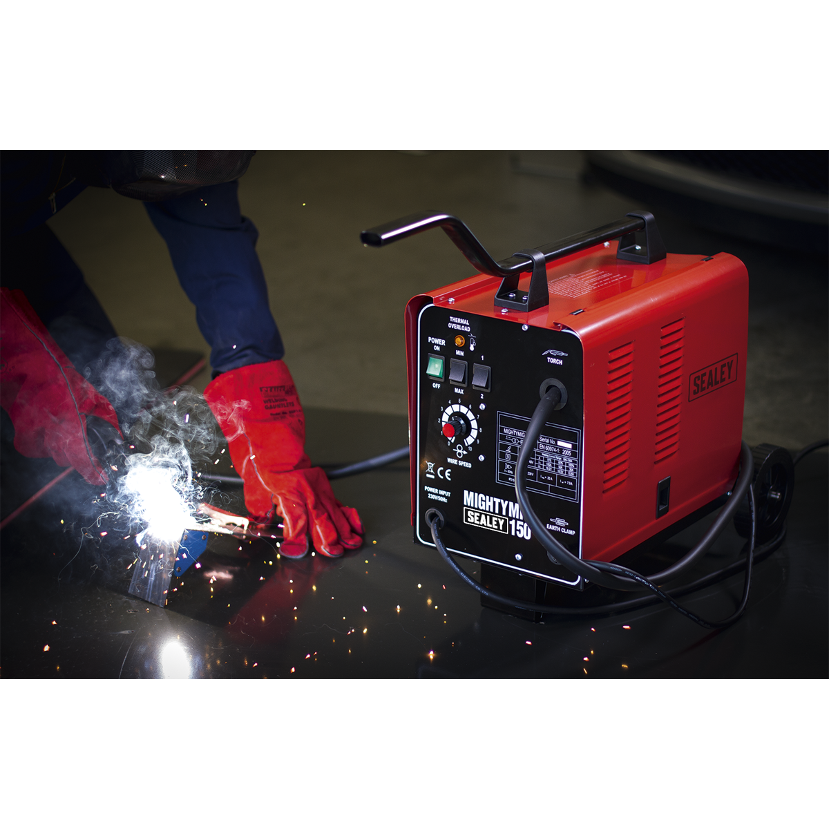 Sealey 150A Professional Gas/No-Gas MIG Welder MIGHTYMIG150